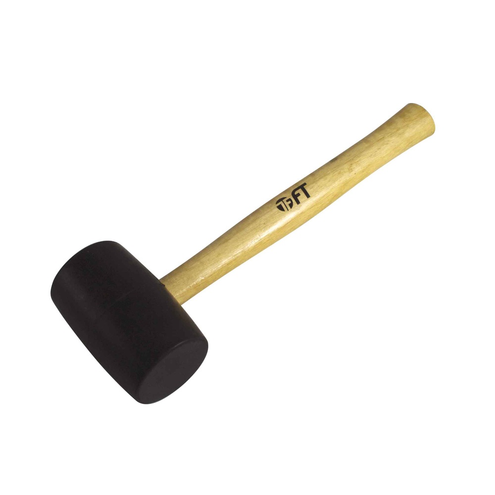 Ciocan De Cauciuc 500Gr Cu Maner De Lemn